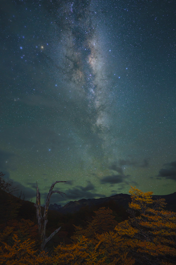 The inverted Milky Way taken from Patagonia.