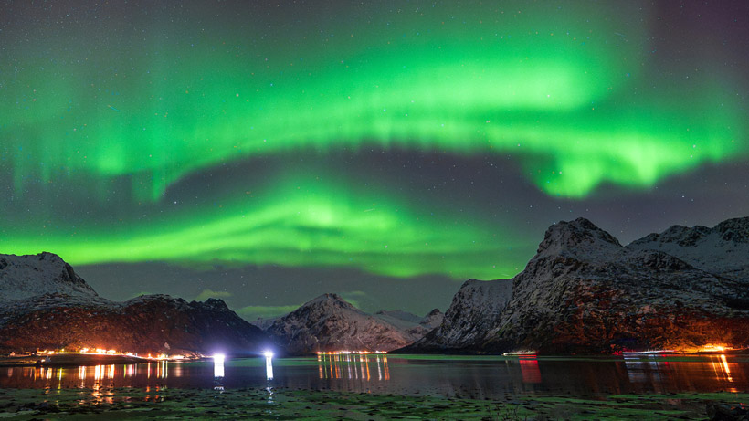 Aurora in Lofoten Norway